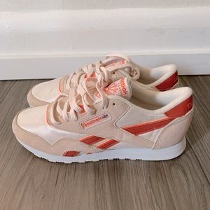 Reebok classic nylon and leather